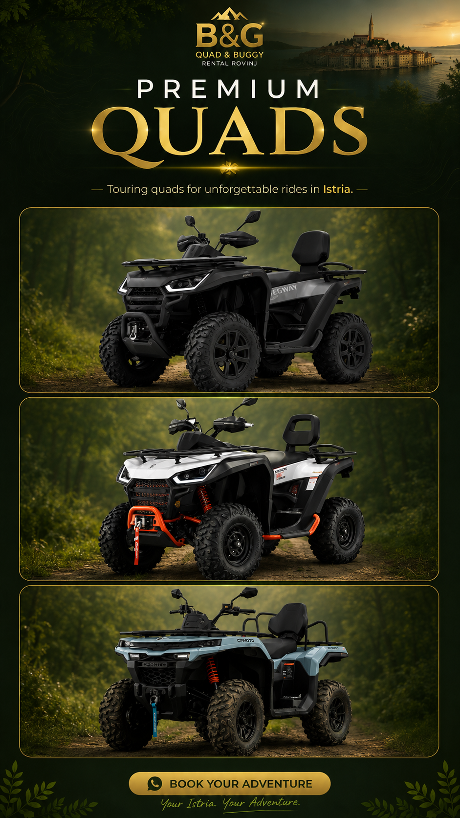 Premium quad touring Rovinj