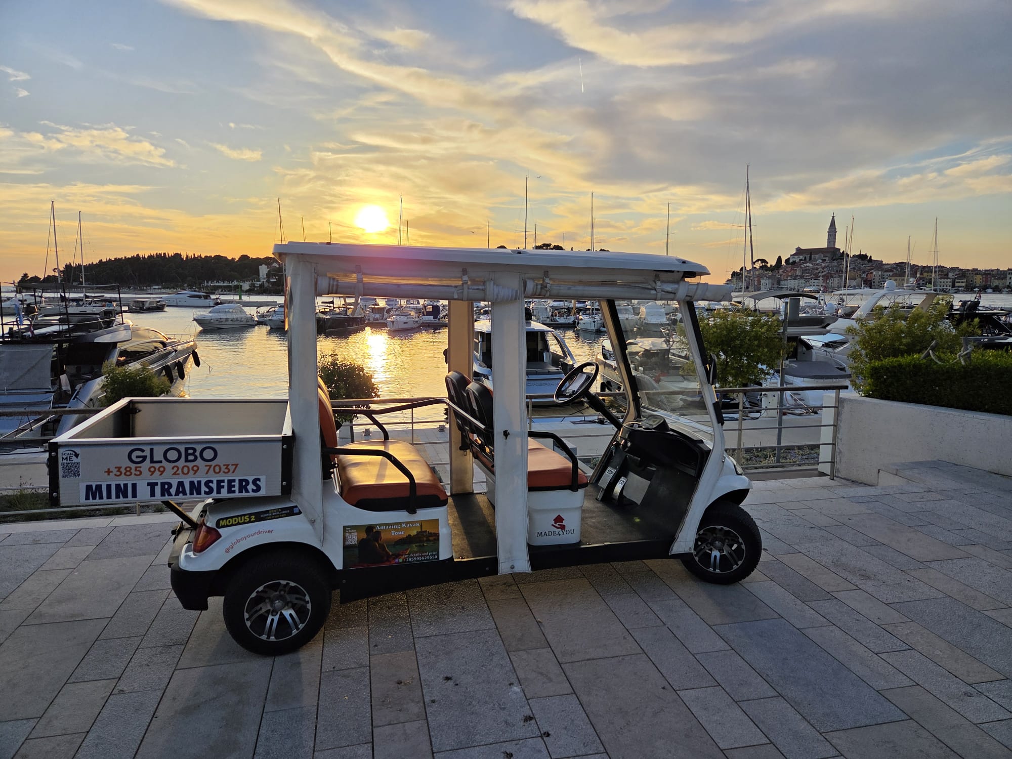 Rovinj waterfront sightseeing tour